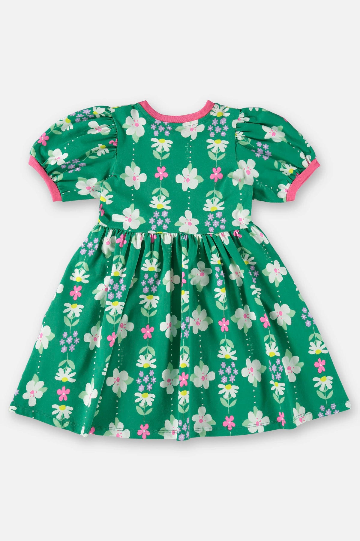 Vestido Infantil Up Baby  - Verde Floral